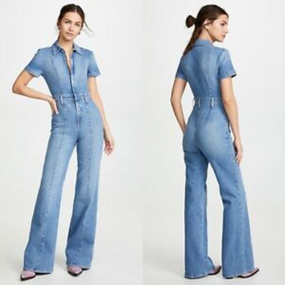 Alice + Olivia Pants - Alice Olivia Jumpsuit Denim USA 28